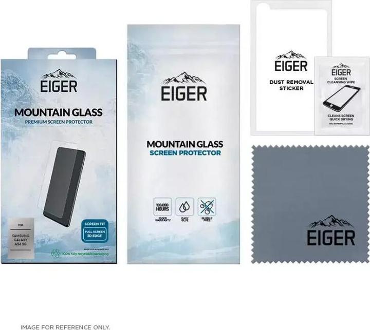 Actual product image Eiger Mountain Glass Clear Edge (1 pcs., Samsung Galaxy A54 5G)