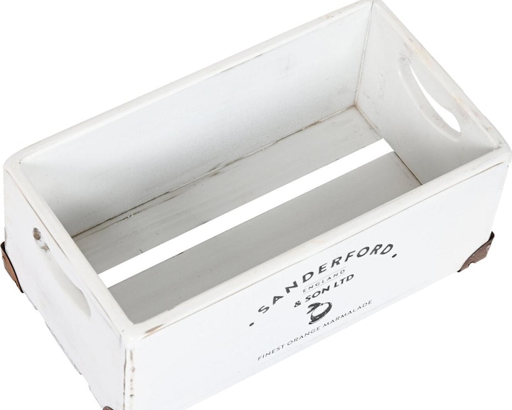 Actual product image Esprit Set of decorative boxes Home Sanderford White Fir wood 35 x 22 x 15 cm (5 Pieces)