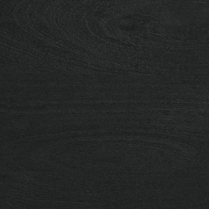 Actual product image VidaXL Bedside table Bedside cabinet Bedside chest of drawers Bedside console Black wood-based material (40 x 33 x 46 cm)