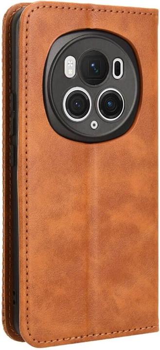 Image du produit Cover-Discount Honor Magic6 Pro - Housse Vintage Flip Case marron (Honor Magic6 Pro)