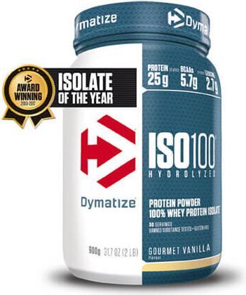Produktbild Dymatize ISO 100 Hydrolyzed (900 g, 1x, Vanille)