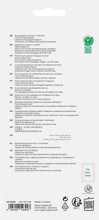 Actual product image Faber-Castell Highlighter 46 Graffiti (Multicoloured, 5 mm, 8 x)