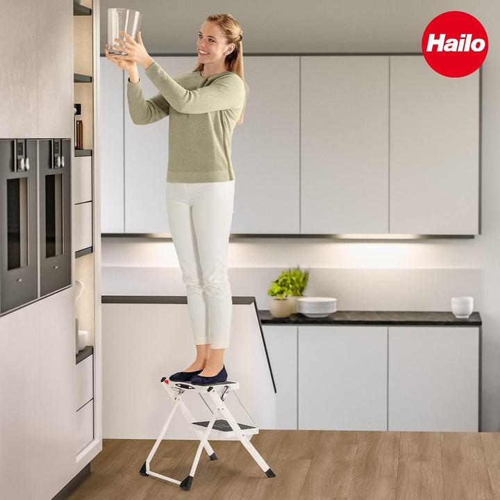 Image du produit Hailo MK60 StandardLine, escabeau en acier, 2 marches (Échelle deux plans)