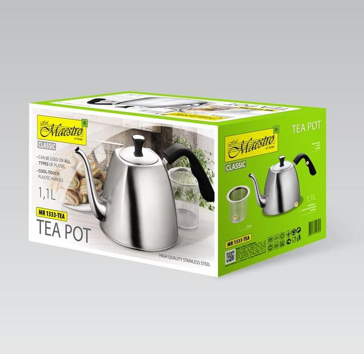 Immagine prodotto Maestro MR-1333-tea Wasserkocher 1 1 l Edelstahl (1.10 l)