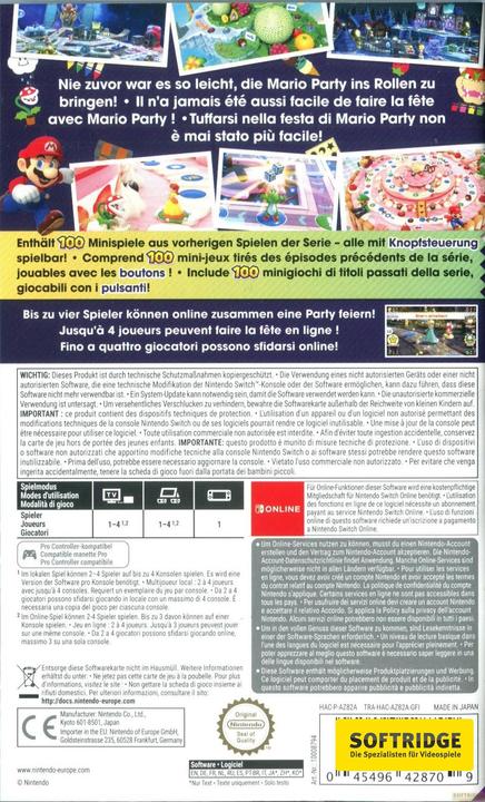 Image du produit Nintendo Mario Party Superstars (Switch, DE, FR, IT)