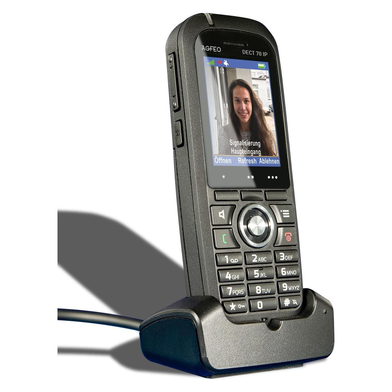 Agfeo DECT 70 IP, Telefono, Nero