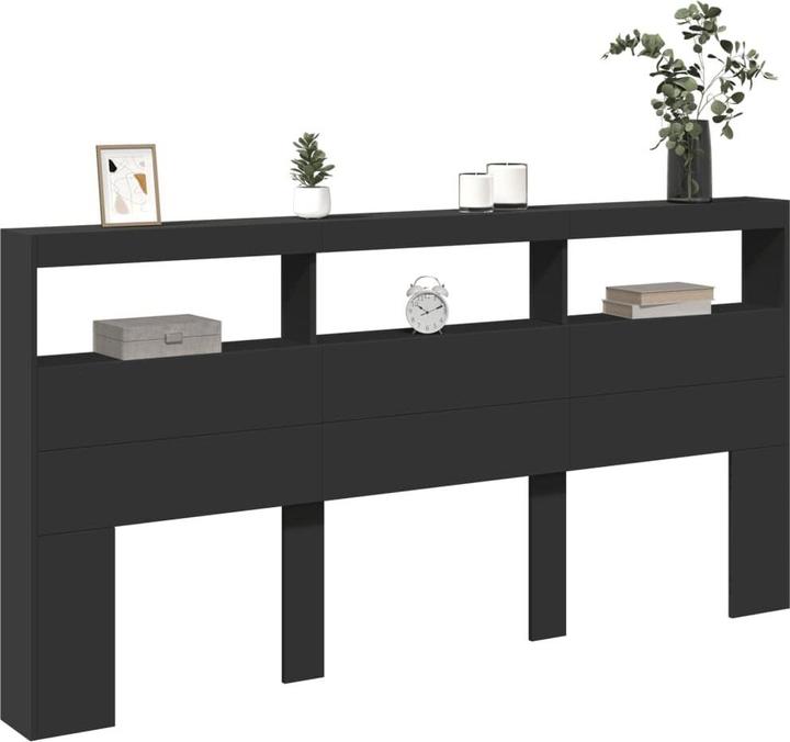 Image du produit vidaXL Kopfteil mit Ablagen (200 x 17 x 102 cm)