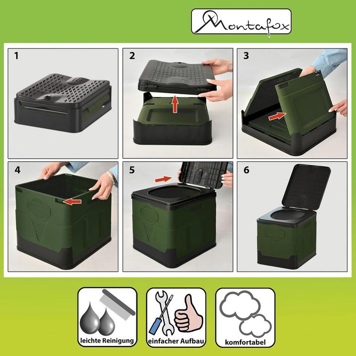 Produktbild Montafox Faltbare Campingtoilette