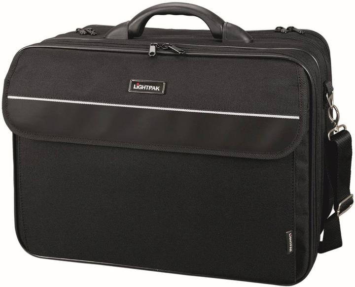 Produktbild Lightpak Notebook-Tasche Corniche, f. 17 Zoll Laptops, 3 Fächer, Schultergurt (17")