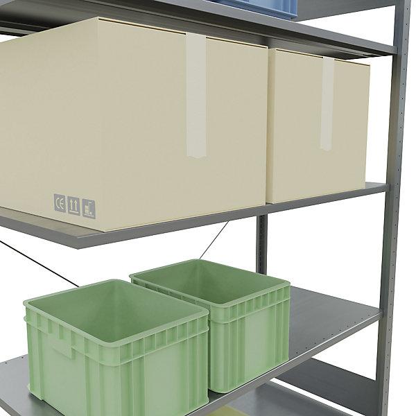 Actual product image eurokraft pro Boltless shelving, single row