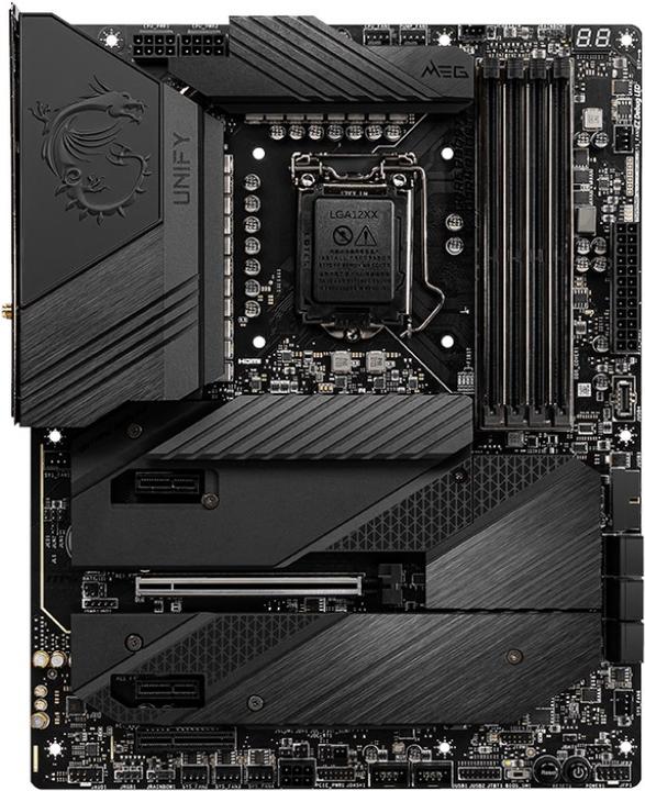 MSI MEG Z590 UNIFY Motherboard Intel Z590 LGA 1200 (LGA 1200, Intel Z590, ATX)
