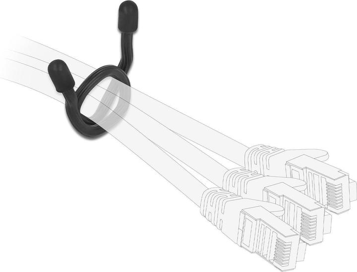 Actual product image Delock Cable tie 250mm x 4mm Multicolor, 10 pieces (Plastic cable ties, 250 mm, 10 pcs.)