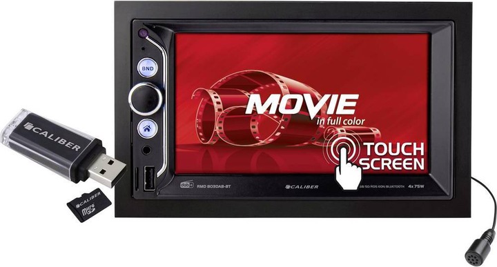 Actual product image Caliber RMD803DAB-BT (MirrorLink)