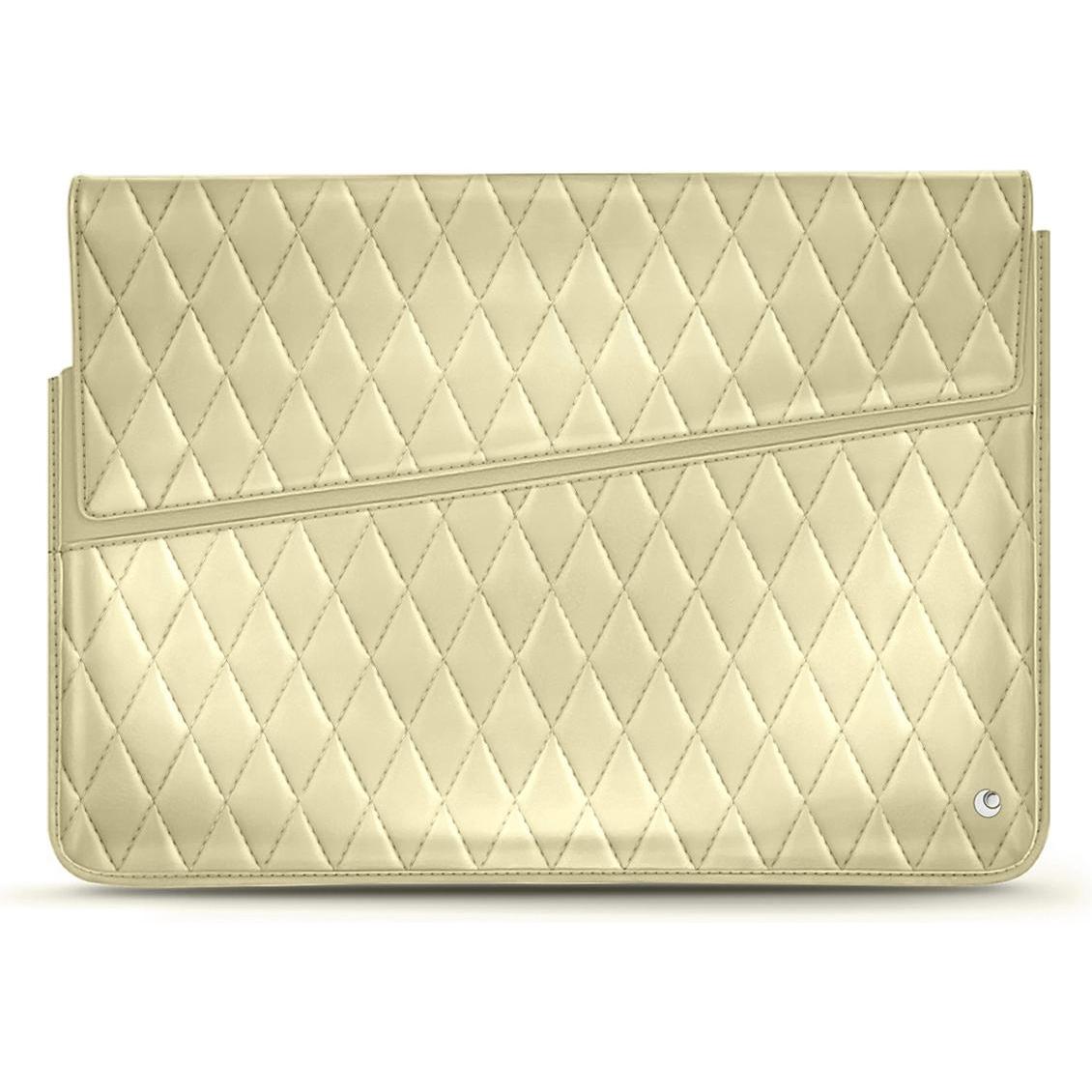 Noreve Lederhülle, Notebooktasche, Beige