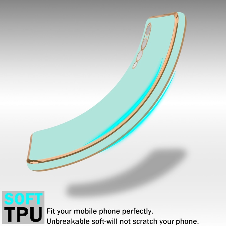 Produktbild Cadorabo Hülle für Huawei P20 PRO / P20 PLUS im TPU mit Kameraschutz LM130 Style (Huawei P20 Pro, Huawei P20 Plus)
