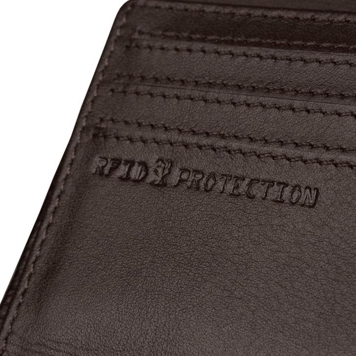 Actual product image Bugatti Due Geldbörse RFID Schutz Leder 9 cm