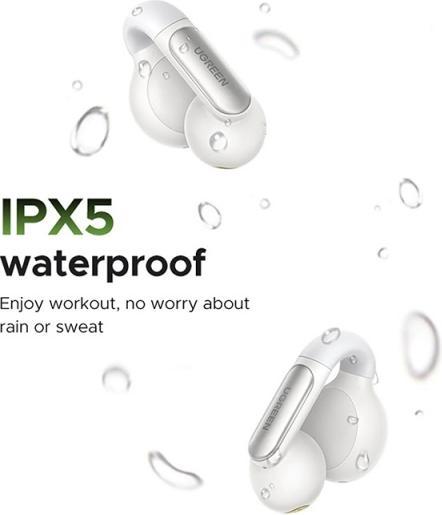 Image du produit Ugreen HiTune S5 WS210 Wireless Headphones (white) (NC, 1 h, Sans fil)