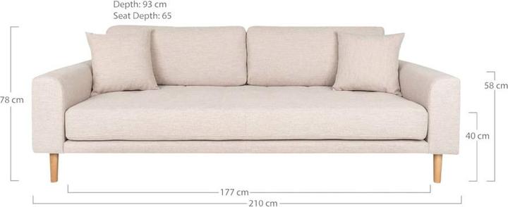Actual product image House Nordic Lido (3-seater)