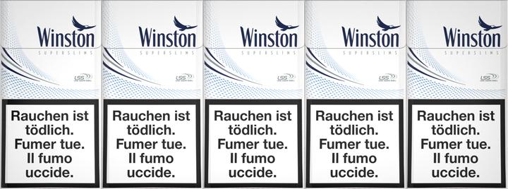 Actual product image Winston Superslim Blue Box (10 pcs.)