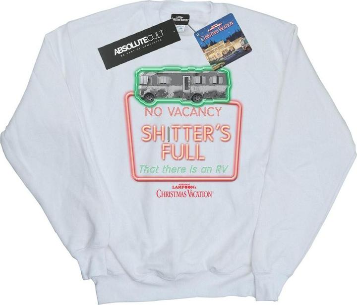 Produktbild National Lampoon´s Vacation National Lampoon's Christmas Vacation Greyscale No Vacancy Sweatshirt (S)