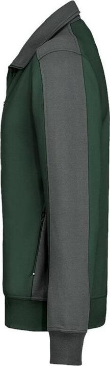 Produktbild Hakro Sweatjacke Contrast Perf tanne/anthrazit Gr.5XL (5XL)