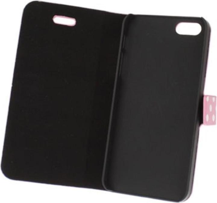 Produktbild König Design Schutzhülle Handytasche (Flip Quer) für Handy Apple iPhone 5 & 5s Rosa (Apple iPhone 5)