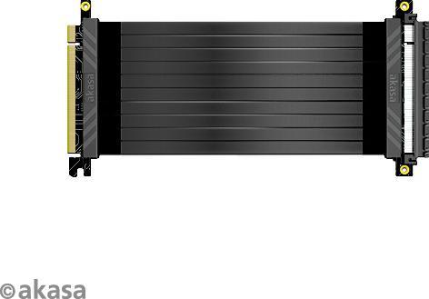 Produktbild Akasa Riser Black X2 Premium PCIe 3.0 x 16 Riser cable 20cm