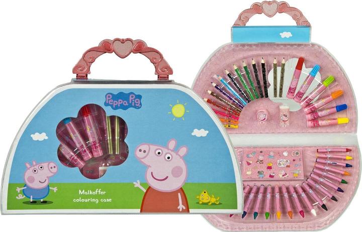 Undercover Painting Set Suitcase Peppa Pig