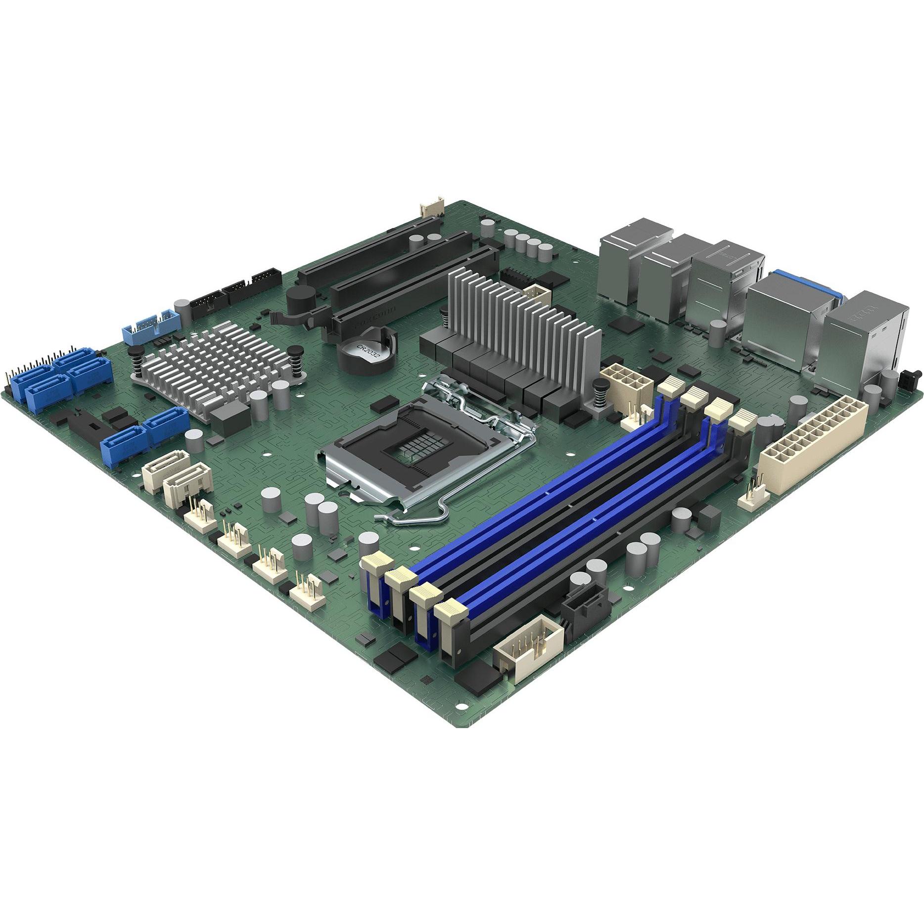 Intel Server Board M10JNP2SB Disti 5 p (LGA 1151, Intel C246, mATX), Mainboard