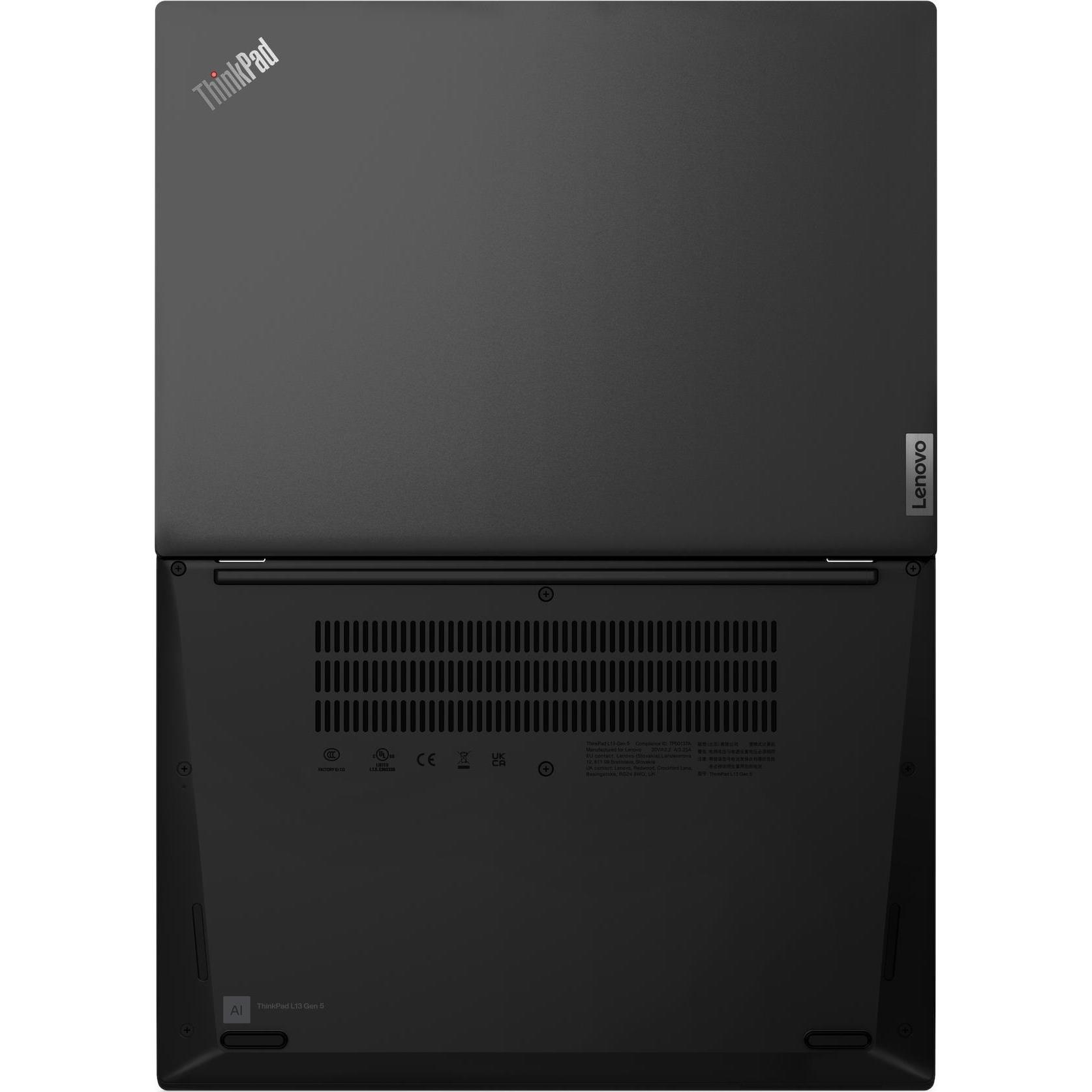 Lenovo TP 5 13.3"F/Ultra 5-125U/16/512/F/W11P, Notebook Ersatzteile, Schwarz