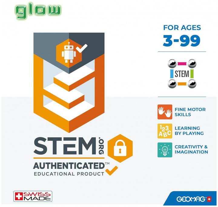 Actual product image Geomag GLOW RECYCLED 42 parts