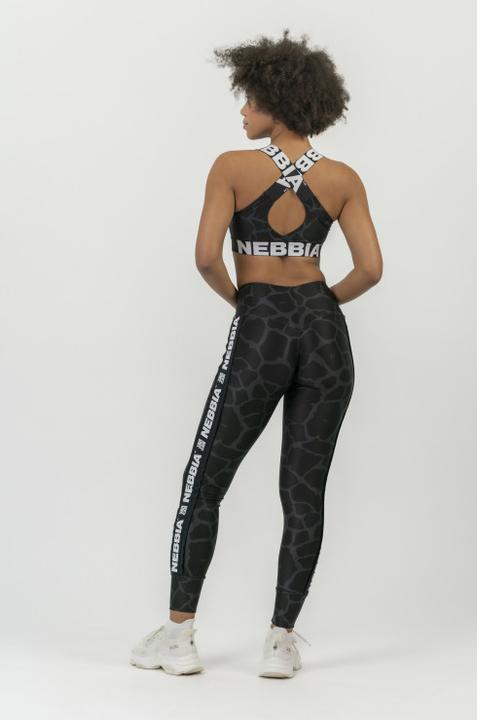 Immagine prodotto Nebbia Leggings a vita alta da donna ispirati alla natura 546 nero (M)