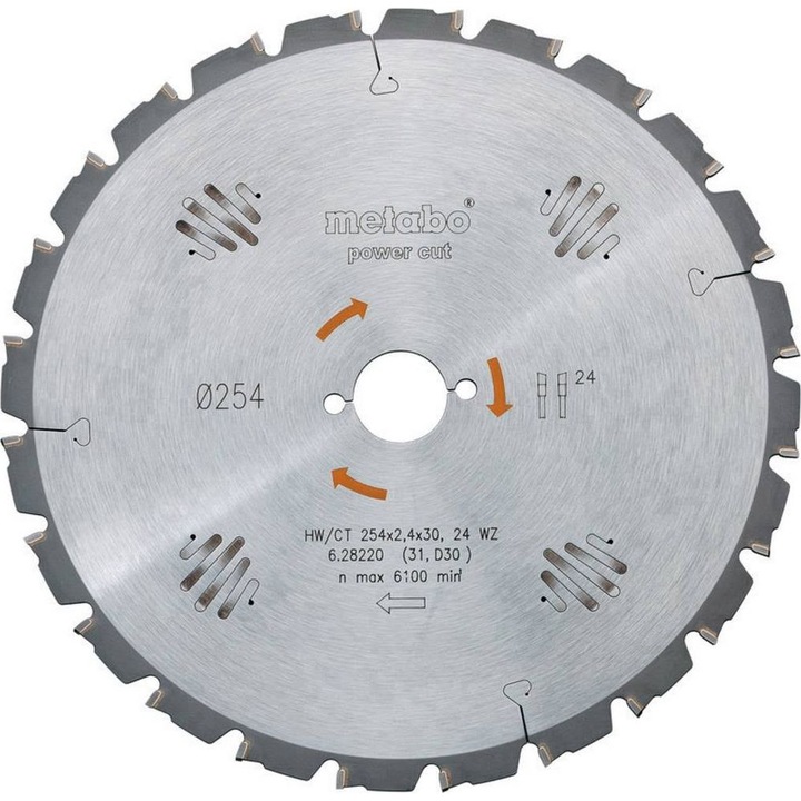 Actual product image Metabo Circular saw blade HW/CT 60x20x22