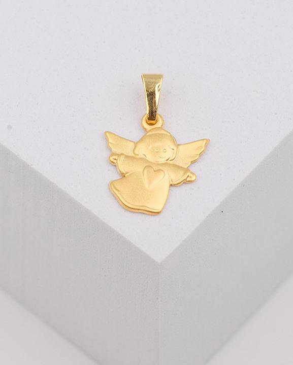 Image du produit Muau Angel pendentif yellow gold 750, 19x13mm (Or jaune 750/18K)