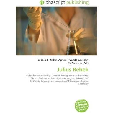 Julius Rebek, Fachbücher von Agnes F. Vandome, Frederic P. Miller, John McBrewster