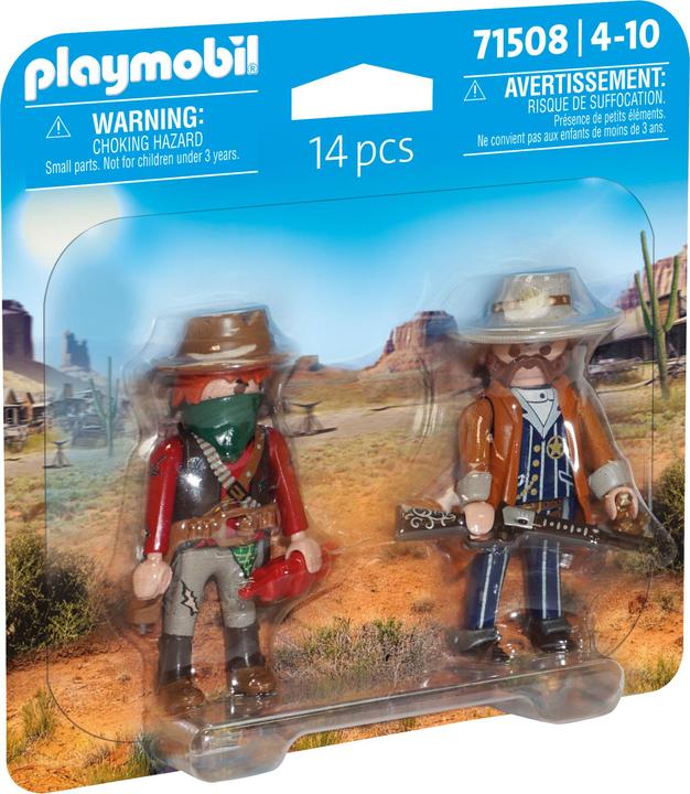 Produktbild Playmobil DuoPack Bandit und Sheriff (71508)