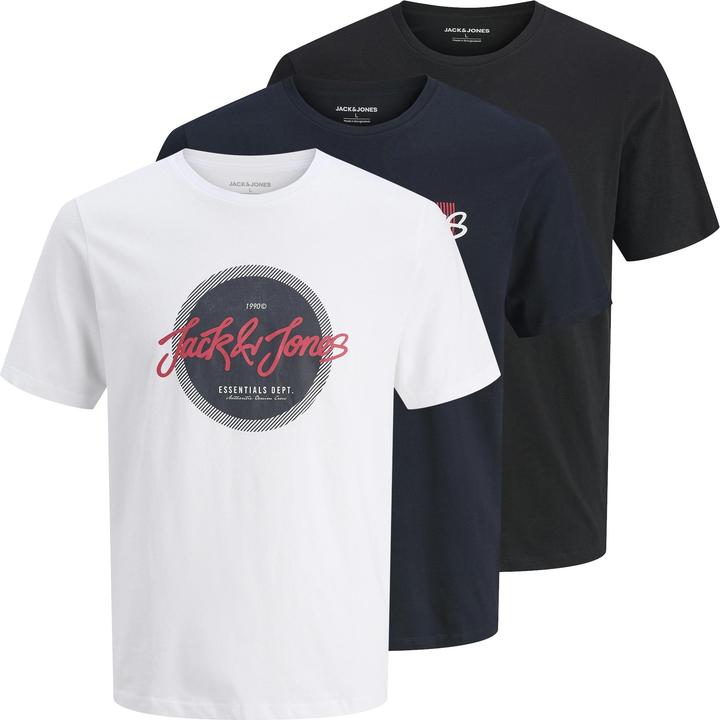 Actual product image Jack & Jones 3er-pack T-shirt T-shirt (XS)