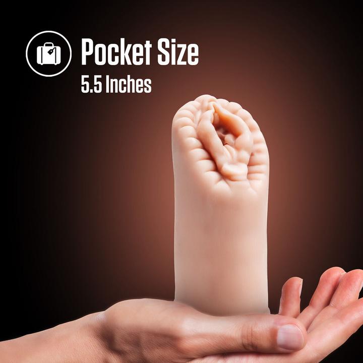 Actual product image Blush Enlust Alyssa - AI Male Masturbator | Tight Orbed Canal Stroker with 5 Pleasure Beads - Made w