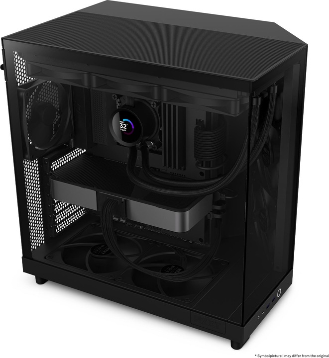 Actual product image NZXT H6 Air Flow Mid Tower (ATX, Mini-ITX, mATX)