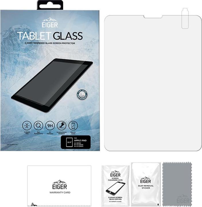 Actual product image Eiger Mountain Glass Clear Tablet (1 Piece, IPad Pro 11 (2020))