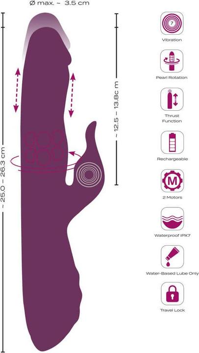 Actual product image Javida 3 Function Vibrator
