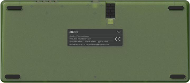 Produktbild 8bitdo Mechanical Keyboard, Xbox/PC/Android (Eng. Int., Kabellos, Kabelgebunden)