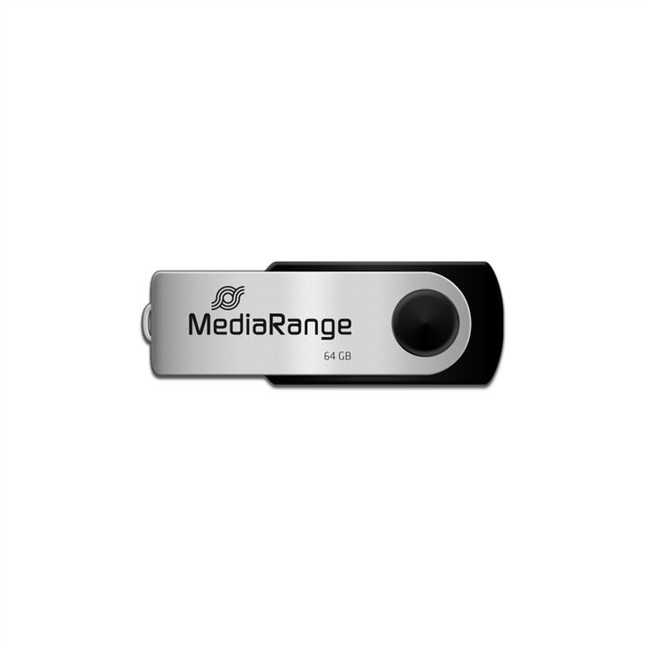 Immagine prodotto MediaRange Memory Drive 2.0 Swivel (64 GB, USB-A)