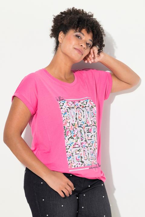 Produktbild Miamoda T-Shirt, oversized, farbiger Print, Rundhals (44)