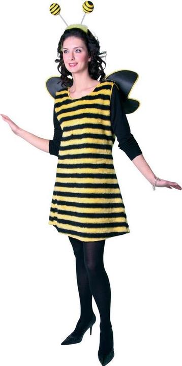 Produktbild Festartikel Müller Flotte Bienen Kostüm: Ärmelloses Kleid Mit Flügeln, Fühler (44, 45, 46)