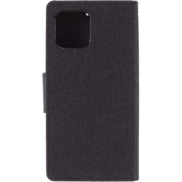 Thumbnail - Goospery Canvas Diary Series (Apple iPhone 12 Pro Max), Smartphone Hülle, Schwarz