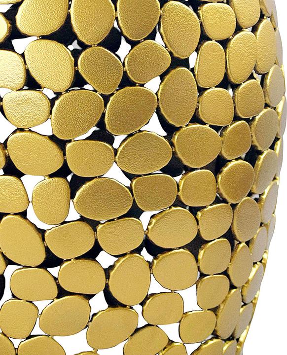Produktbild FineBuy Beistelltisch rund 40cm Metall Couchtisch Marmor Alu Wohnzimmertisch Dekotisch