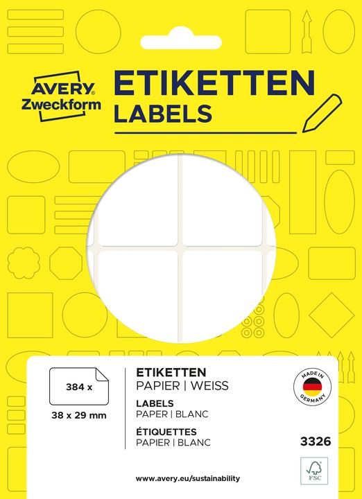 Produktbild Avery Zweckform Mehrzwecketiketten
