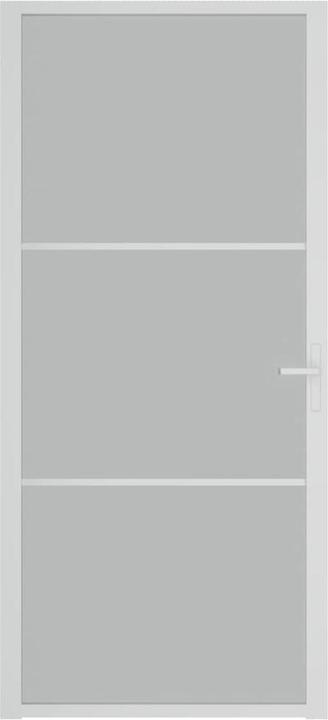 Image du produit Diverse Hardware Innentür 93x201,5 cm Weiss Mattglas und Aluminium