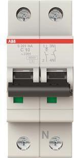 Actual product image ABB S201-C10NA Automatic circuit breaker 10A pro M compact 1p+NA